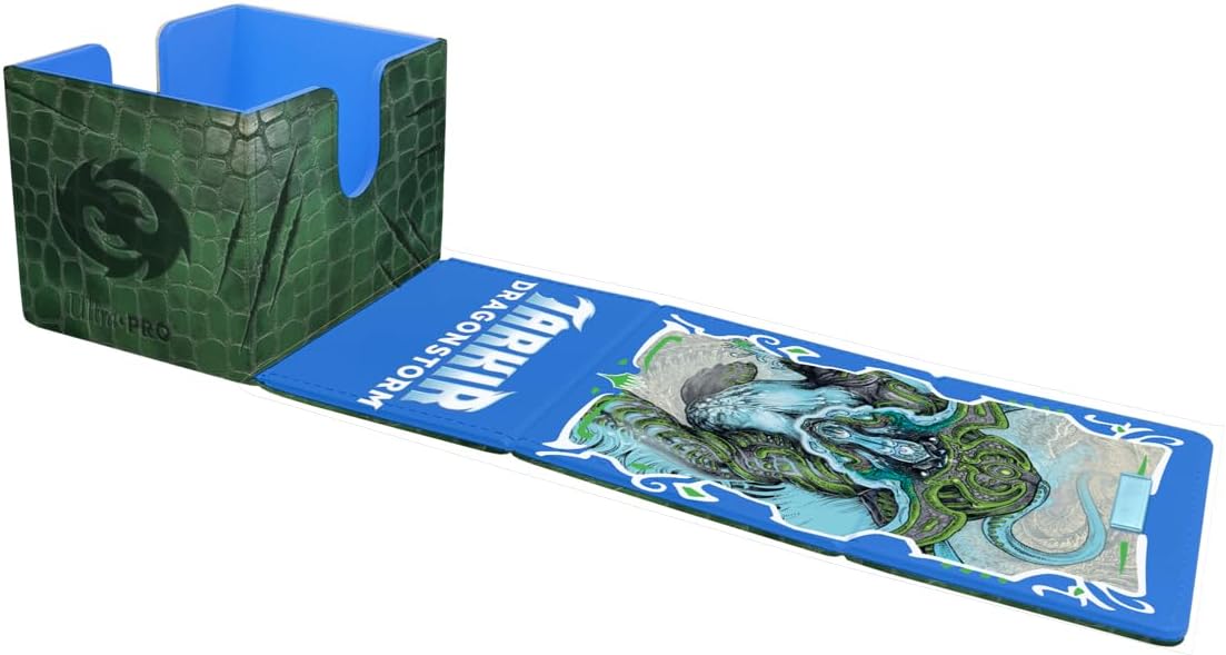 Ultra Pro - Tarkir Dragonstorm Premium Alcove Edge Deck Box Temur for Magic: The Gathering