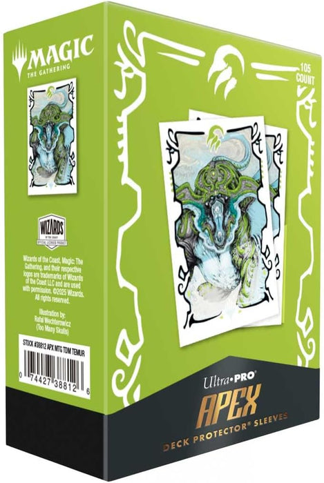 Ultra PRO - Tarkir Dragonstorm 105ct Apex Deck Protector Sleeves Temur for Magic: The Gathering
