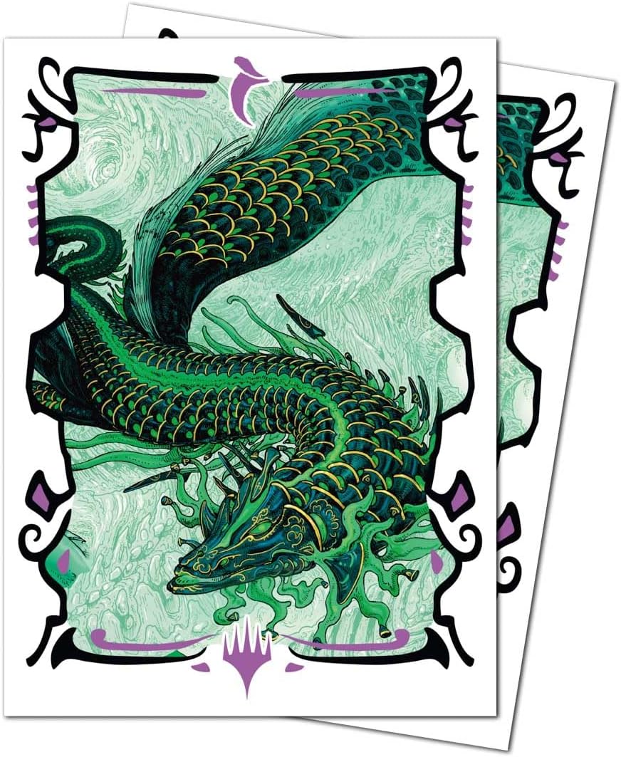 Ultra PRO - Tarkir Dragonstorm 105ct Apex Deck Protector Sleeves Sultai for Magic: The Gathering