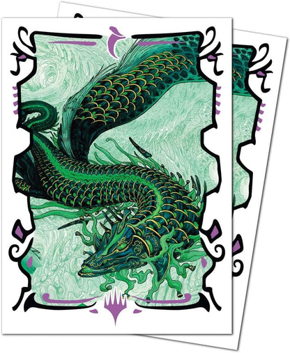 Ultra PRO - Tarkir Dragonstorm 105ct Apex Deck Protector Sleeves Sultai for Magic: The Gathering