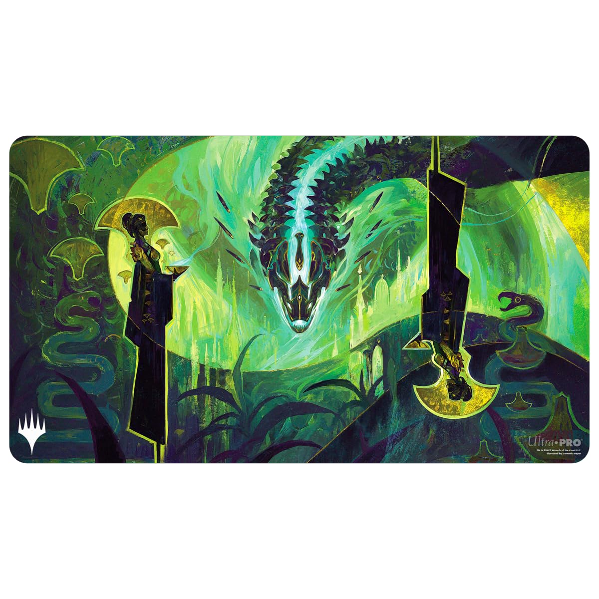 Ultra PRO - Tarkir Dragonstorm Emergent Ultimatum Playmat for Magic: The Gathering | Tapete de mesa para juegos, accesorio de juego de cartas, tapete de juego TCG, tapete de juego de mesa, tapete de