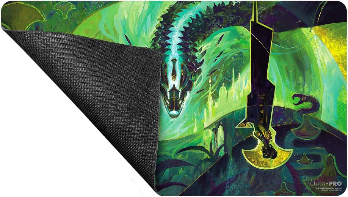 Ultra PRO - Tarkir Dragonstorm Emergent Ultimatum Playmat for Magic: The Gathering | Tapete de mesa para juegos, accesorio de juego de cartas, tapete de juego TCG, tapete de juego de mesa, tapete de