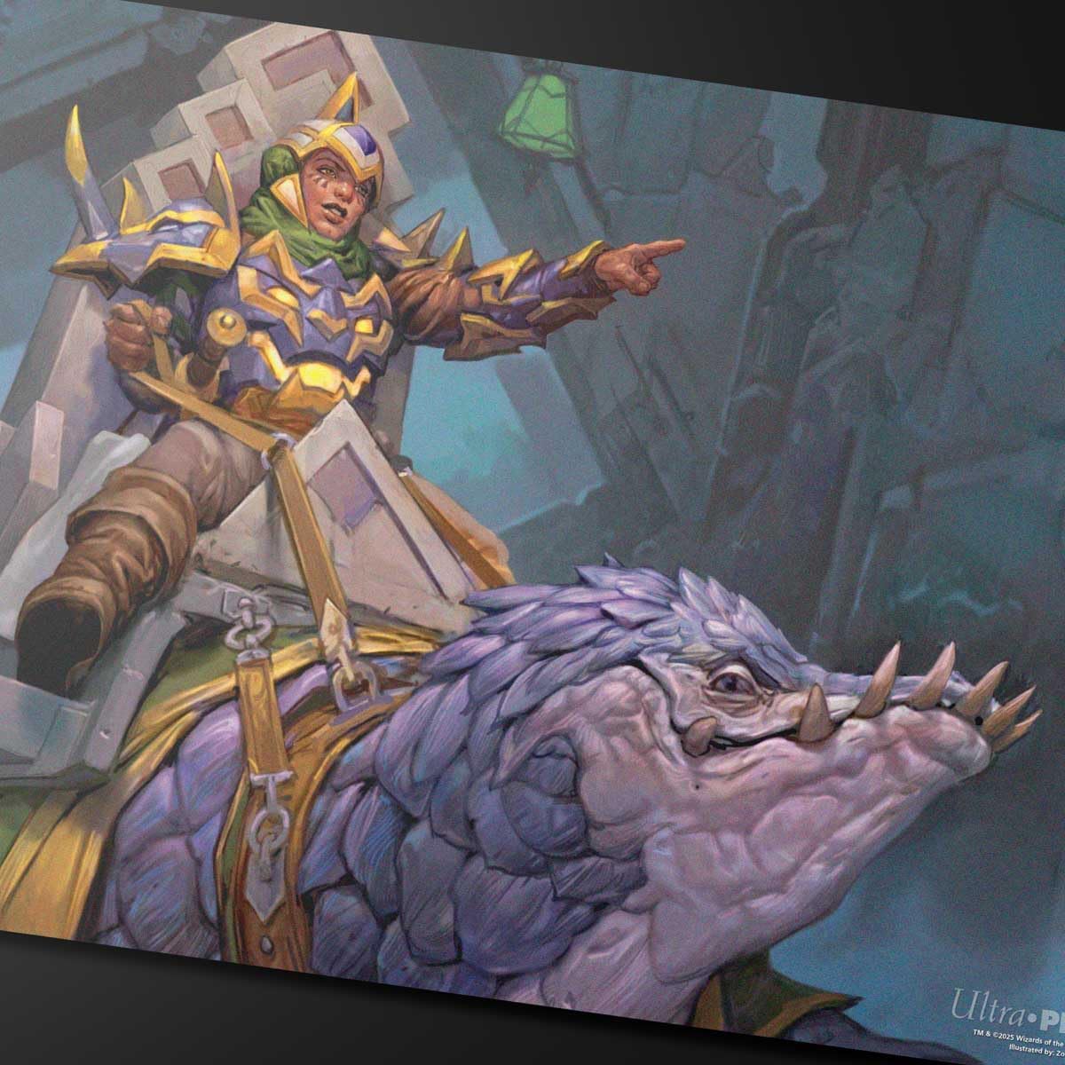 Ultra PRO - Tarkir Dragonstorm Playmat Abzan Commander for Magic: The Gathering