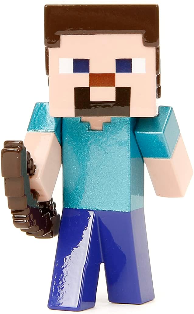 Jada Set of 4 Diecast Figures Minecraft Video Game Metalfigs Series Diecast Models