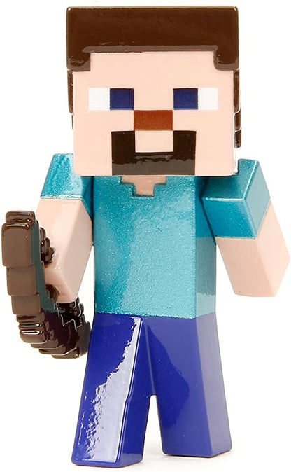 Jada Set of 4 Diecast Figures Minecraft Video Game Metalfigs Series Diecast Models
