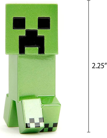 Jada Set of 4 Diecast Figures Minecraft Video Game Metalfigs Series Diecast Models