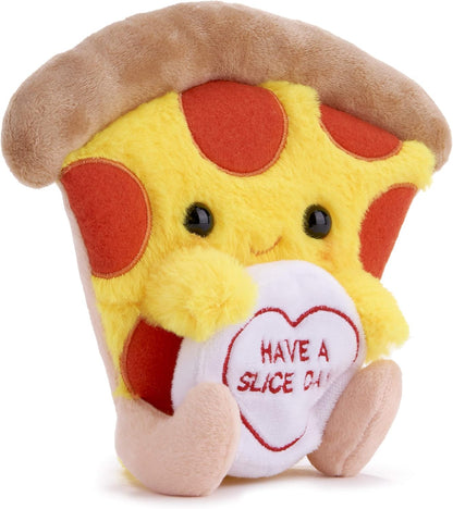 Posh Paws SWIZZELS LOVE HEARTS 18CM (7”) PATRICK THE PIZZA SOFT TOY