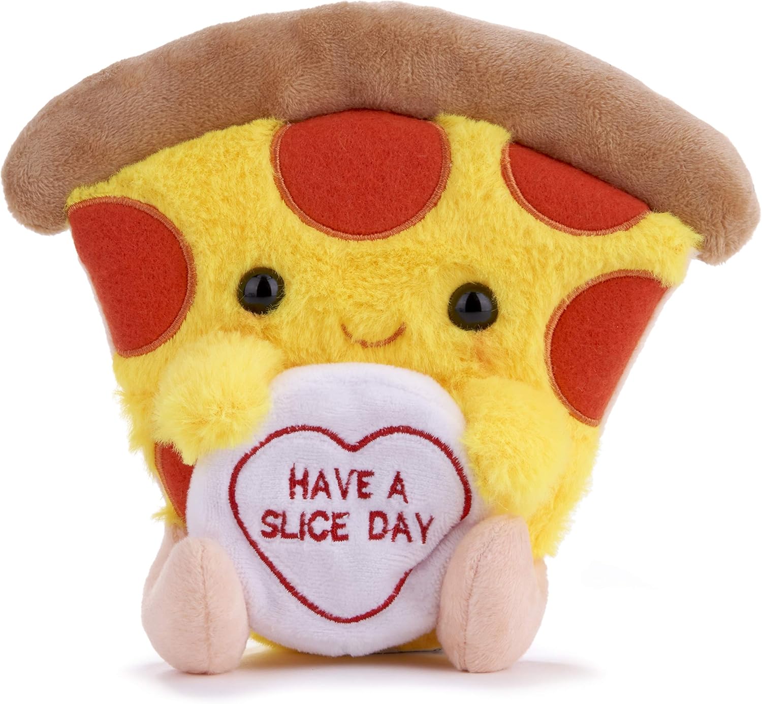 Posh Paws SWIZZELS LOVE HEARTS 18CM (7”) PATRICK THE PIZZA SOFT TOY