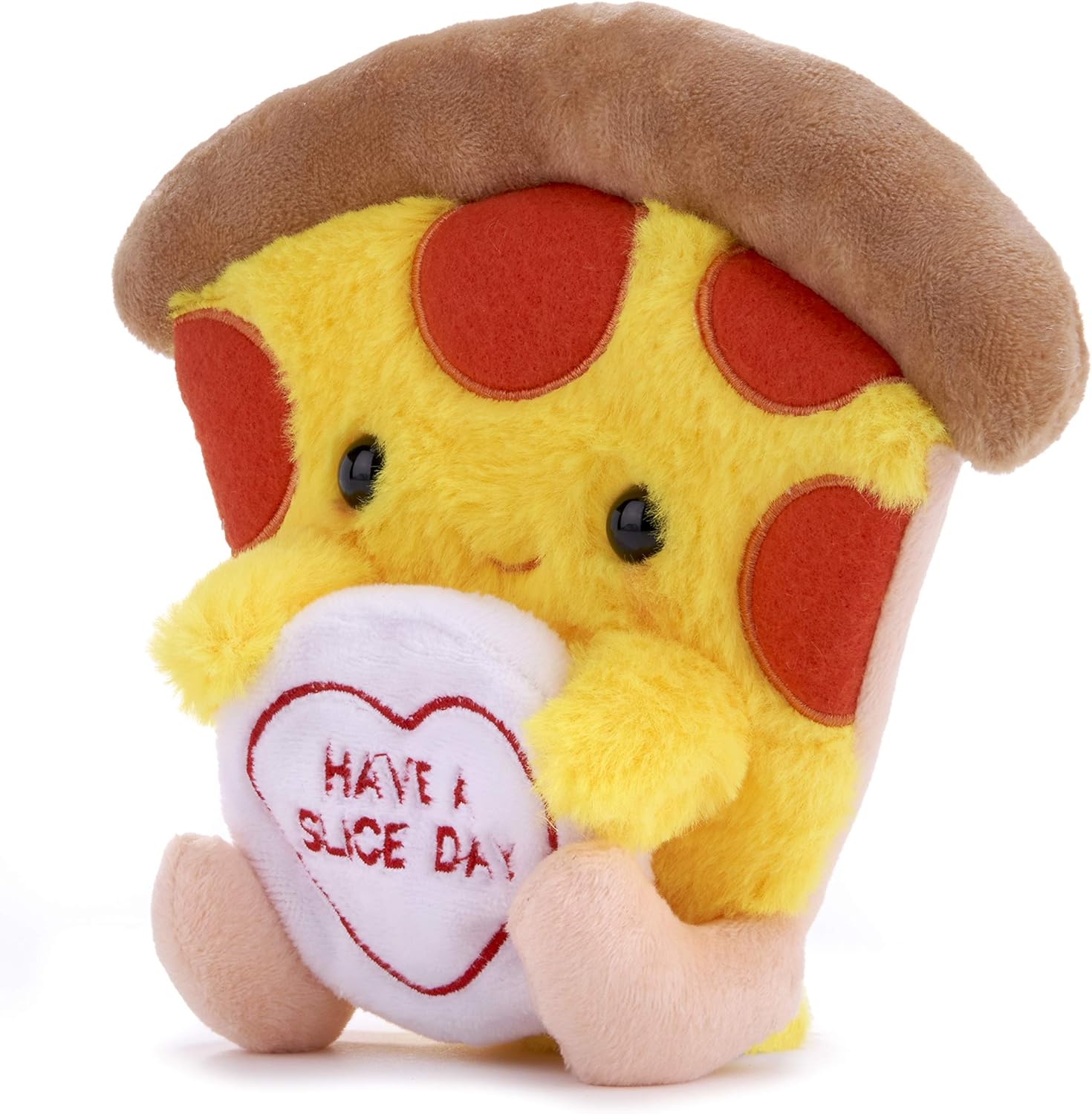 Posh Paws SWIZZELS LOVE HEARTS 18CM (7”) PATRICK THE PIZZA SOFT TOY