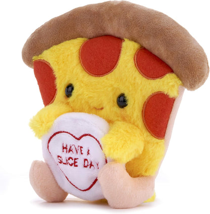 Posh Paws SWIZZELS LOVE HEARTS 18CM (7”) PATRICK THE PIZZA SOFT TOY