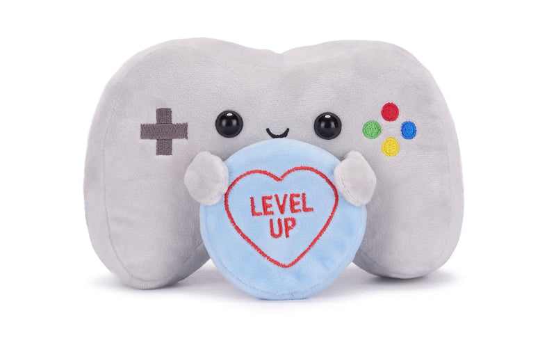 Swizzels Love Hearts 18CM (7-inches) Video Game Controller Level Up Plush Soft Toy