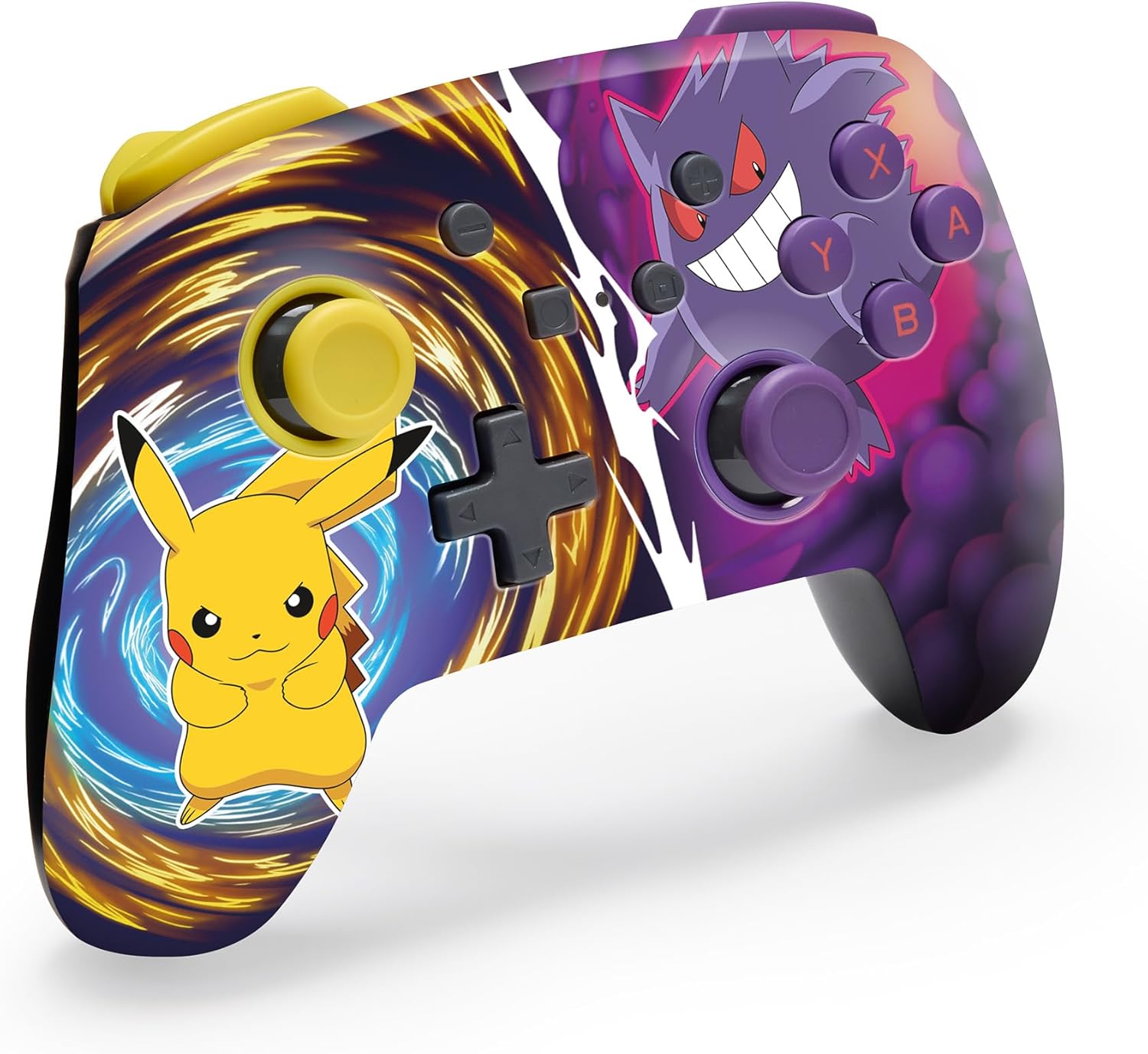Powera Enhanced Wireless Controller For Nintendo Switch - Pikachu Vs. Gengar