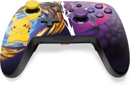 Powera Enhanced Wireless Controller For Nintendo Switch - Pikachu Vs. Gengar