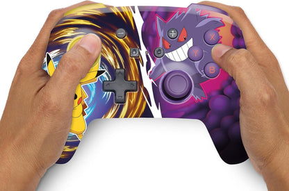 Powera Enhanced Wireless Controller For Nintendo Switch - Pikachu Vs. Gengar