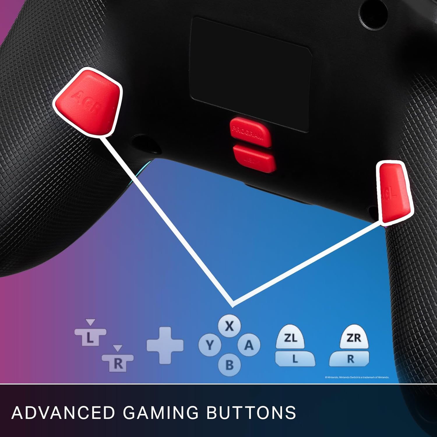 Powera - Enhanced Wireless Controller – Mario Peek-A-Boo (Lumectra)/ Nintendo Switch