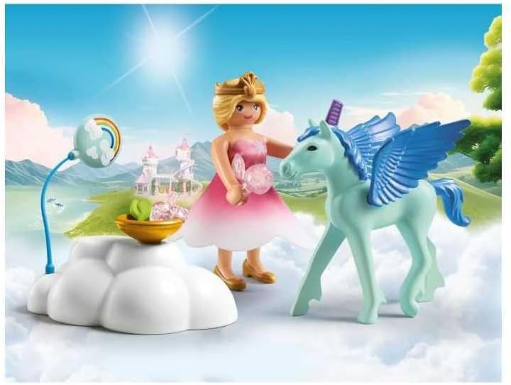 PLAYMOBIL 71802 Prinses en gevleugelde veulen met wolk