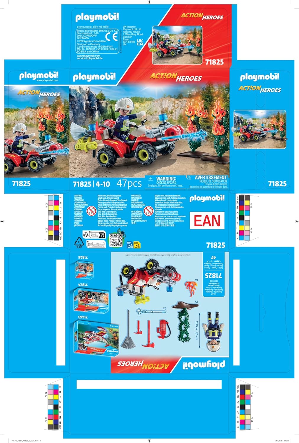 Playmobil  - Firefighting Quad (71825)