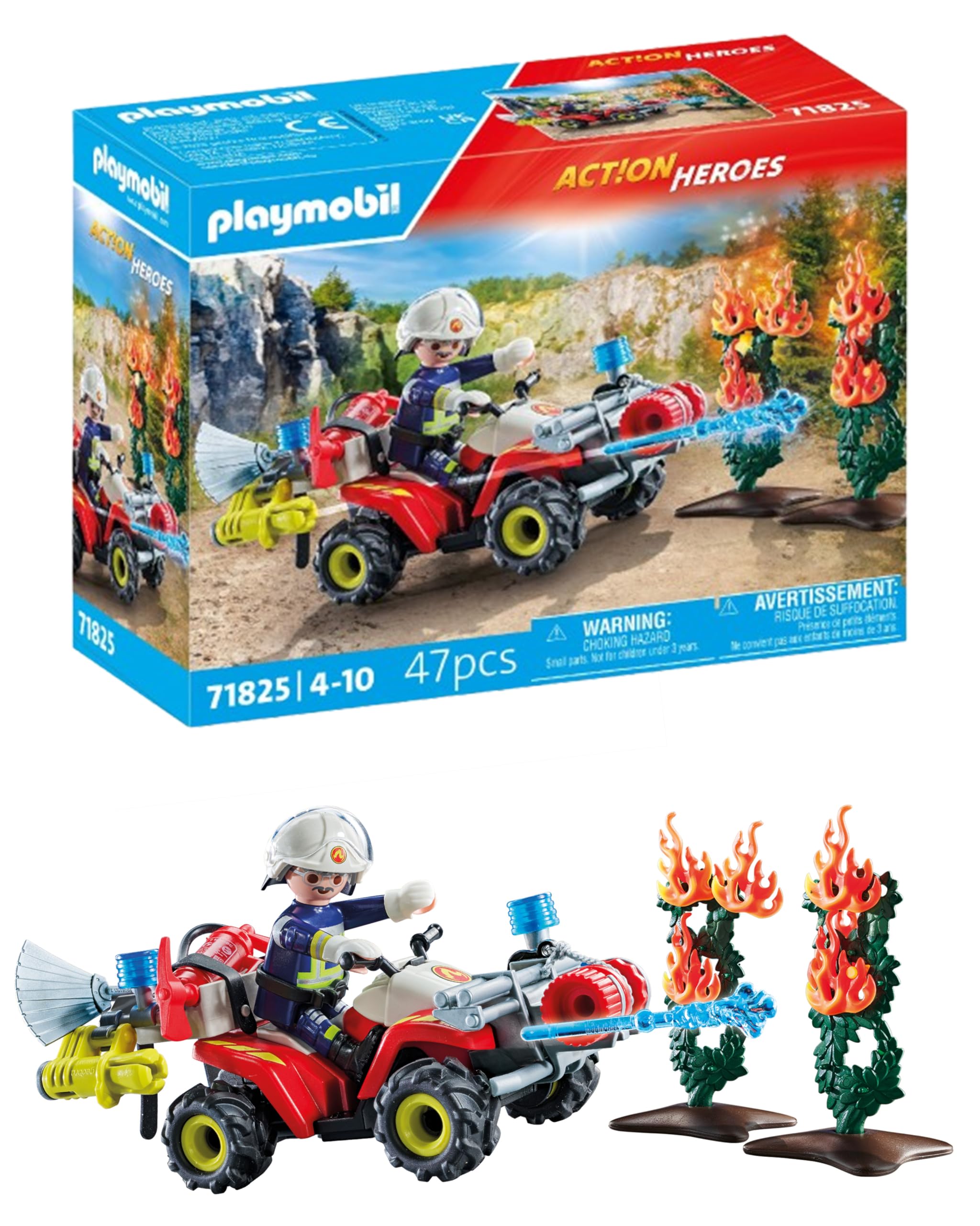 Playmobil  - Firefighting Quad (71825)
