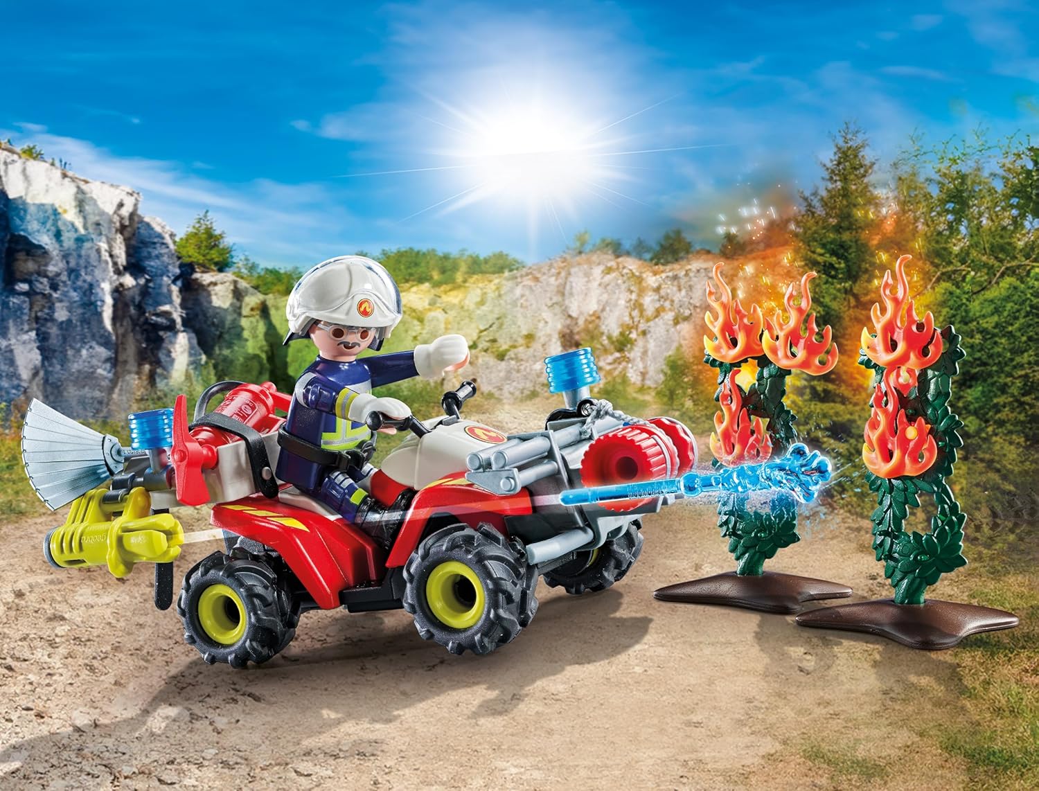 Playmobil  - Firefighting Quad (71825)