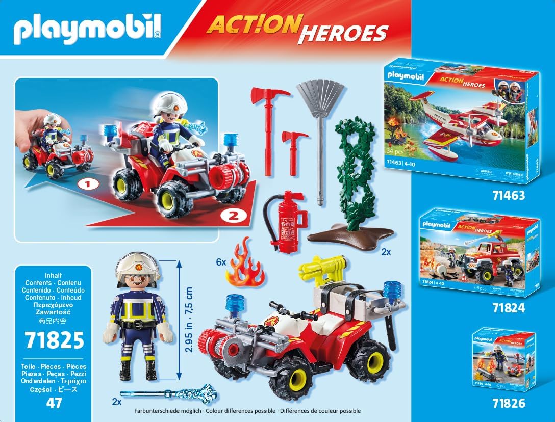 Playmobil  - Firefighting Quad (71825)