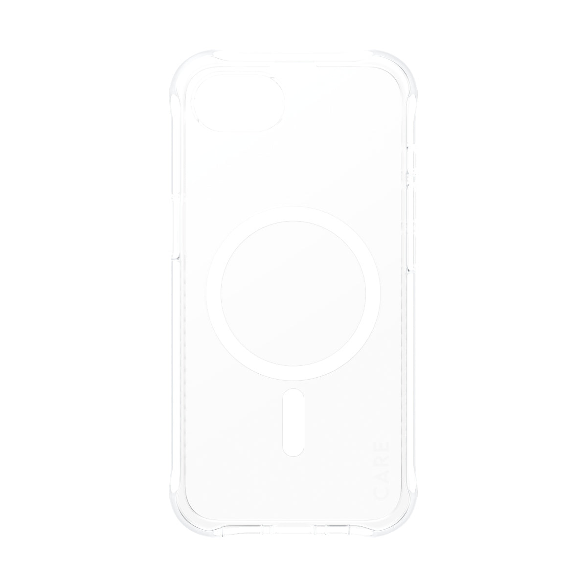 PanzerGlass CARE by ® Fashionable Case Samba Transparent w. White Qi Compatible iPhone 16e
