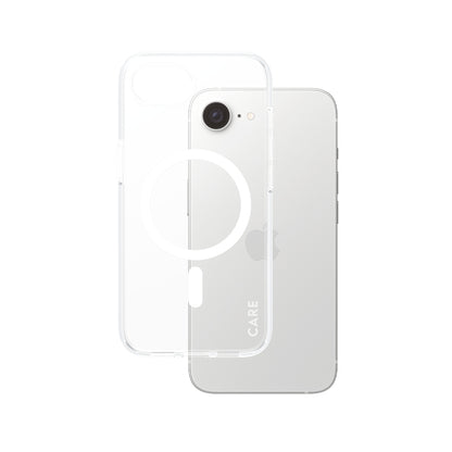 PanzerGlass CARE by ® Flagship Case Transparent Urban Combat w. White Qi Compatible iPhone 16e