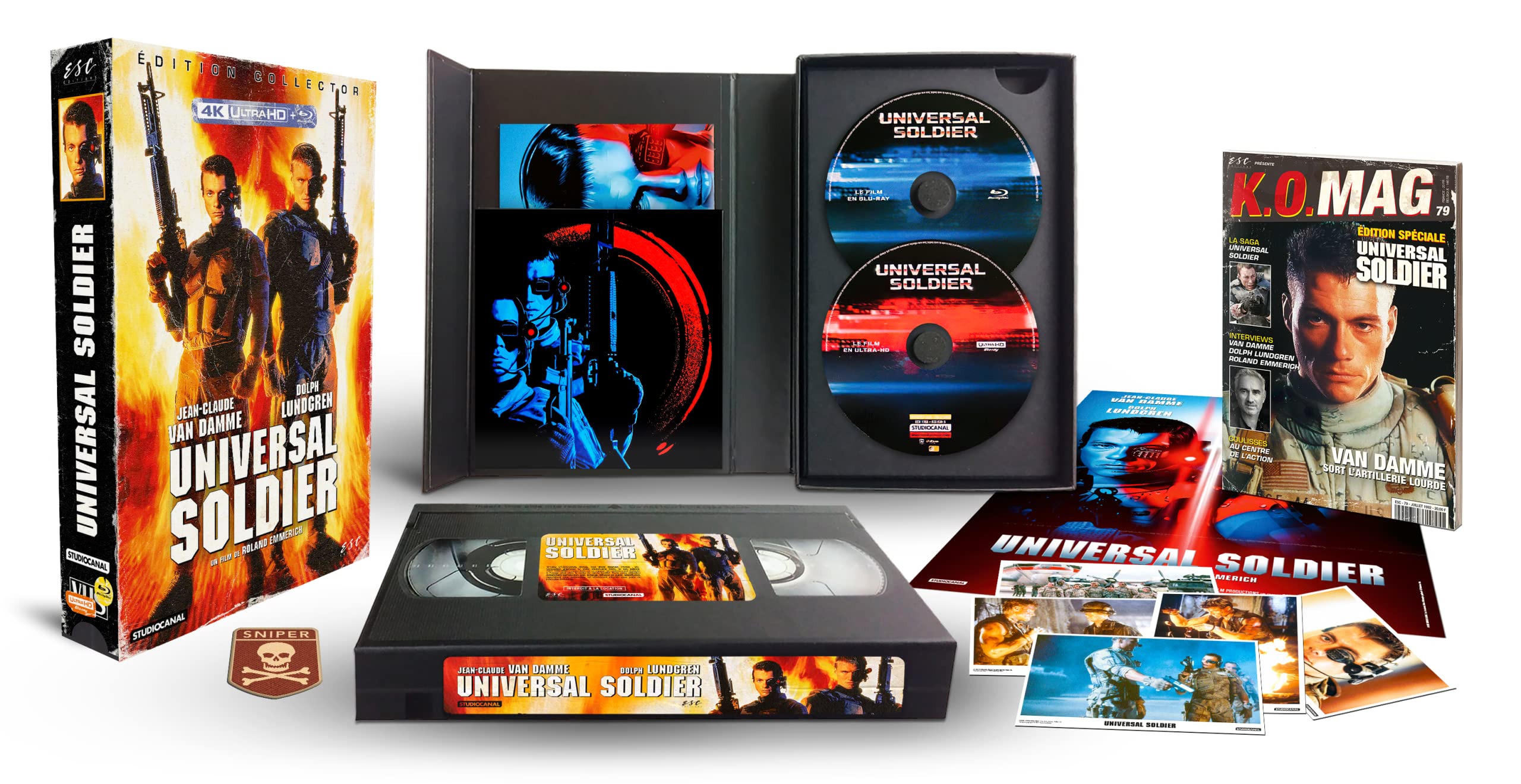 Universal Soldier - Combo DVD + Blu-ray - VHS Box - Edtion Limitée