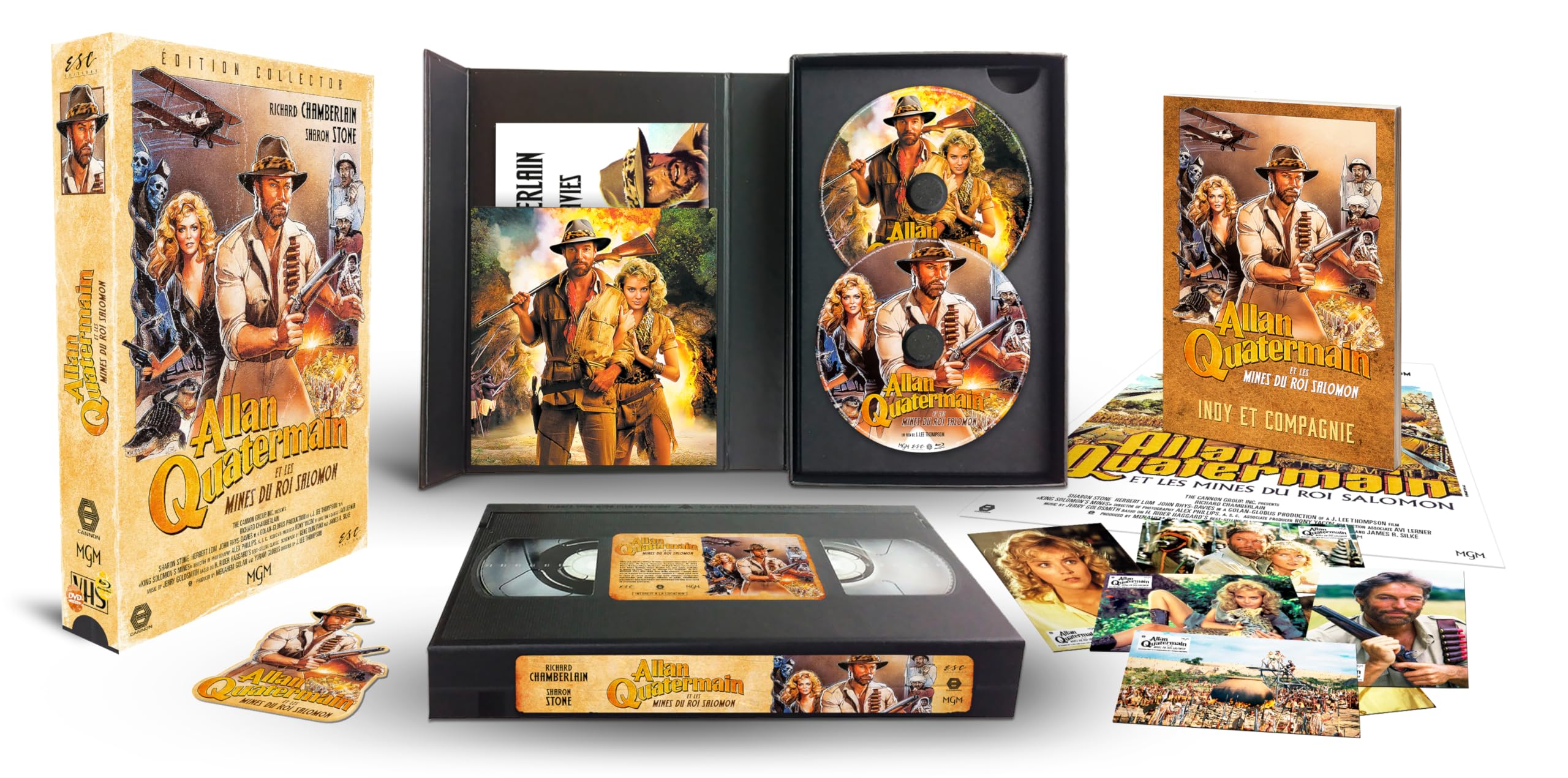 Allan Quatermain Et Les Mines Du Roi Salomon Ed Collector Vhs+Brd+Liv