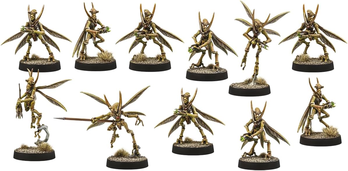 Atomic Mass Games Star Wars: Legión Geonosian Warriors Unit, Juego de Miniaturas, A Partir de 14 Años, para 2 Jugadores, 1-2 Horas por Partida, Multilenguaje (Incluye Español