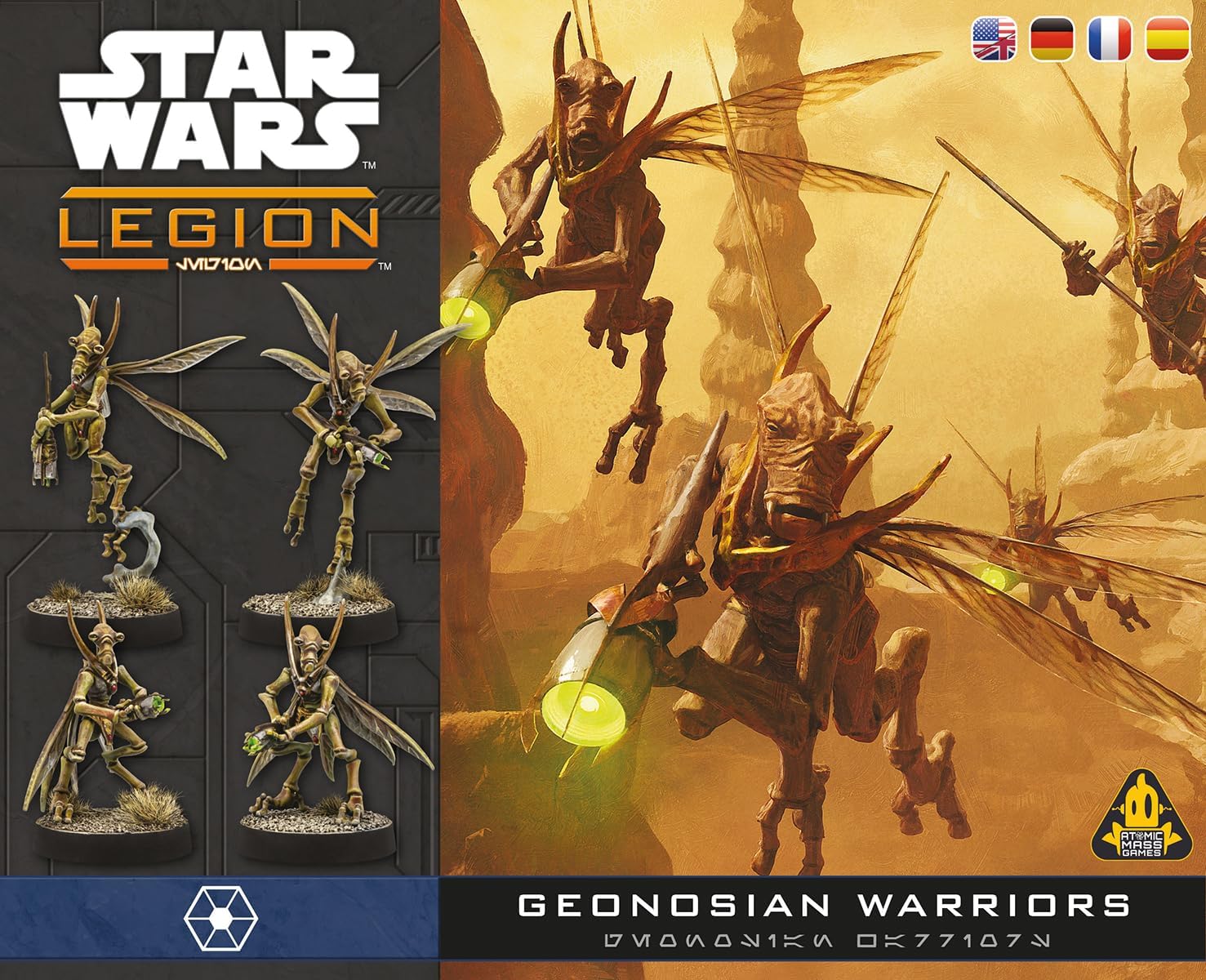 ATOMIC MASS GAMES | Star Wars Legion - Geonosian Warriors Unit Expansion | Miniatures Game | Ages 14+ | 2 Players | 90+ Minutes Playing Time