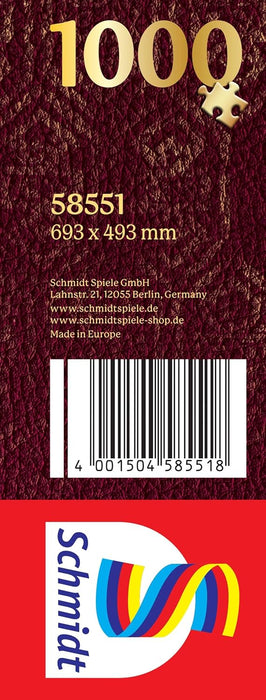 Schmidt Spiele 58551 58551 58551 - Mr Ringe - Middle Earth - 1000-Piece Jigsaw Puzzle - Multicoloured