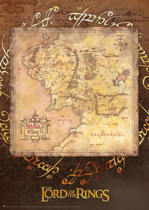 Schmidt Spiele 58551 58551 58551 - Mr Ringe - Middle Earth - 1000-Piece Jigsaw Puzzle - Multicoloured