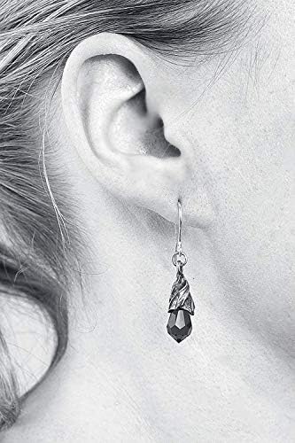 Alchemy Gothic Empyrean Tear Earrings Orecchini Colore Argento