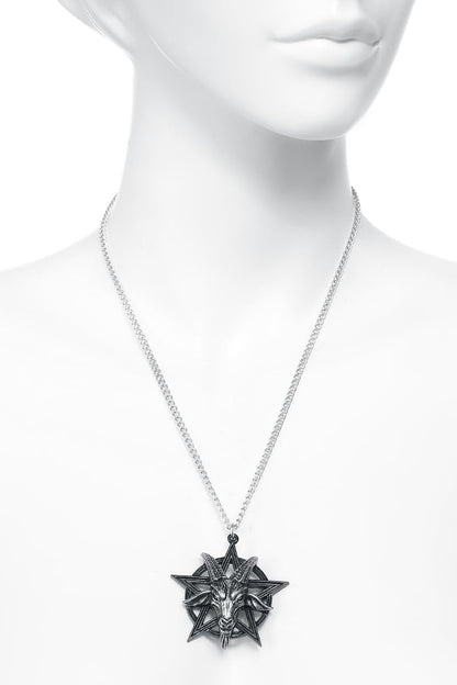 Alchemy Gothic England - Baphomet & Pentagram Pendant