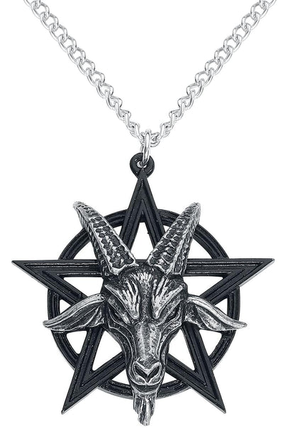 Alchemy Gothic England - Baphomet & Pentagram Pendant