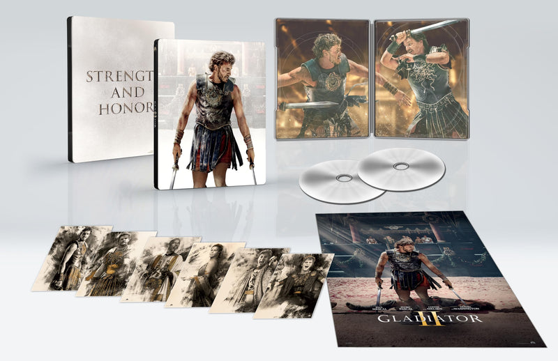 Il Gladiatore II 4K UHD 6 cards + poster