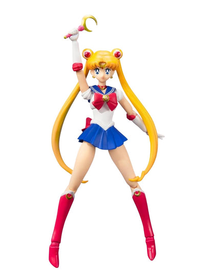 BANDAI Spirits S.H. Figuarts Sailor Moon Sailor Moon Animation Color Edition (Wederverkoopversie), ca. 140 mm, PVC & ABS, voorgeschilderde actiefiguur