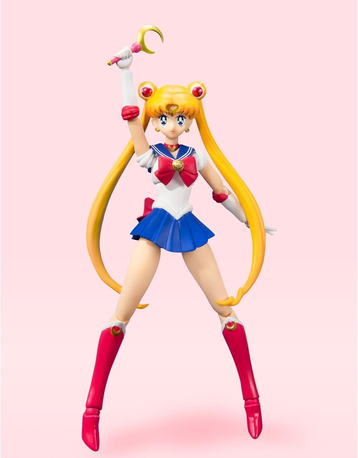 BANDAI Spirits S.H. Figuarts Sailor Moon Sailor Moon Animation Color Edition (Wederverkoopversie), ca. 140 mm, PVC & ABS, voorgeschilderde actiefiguur