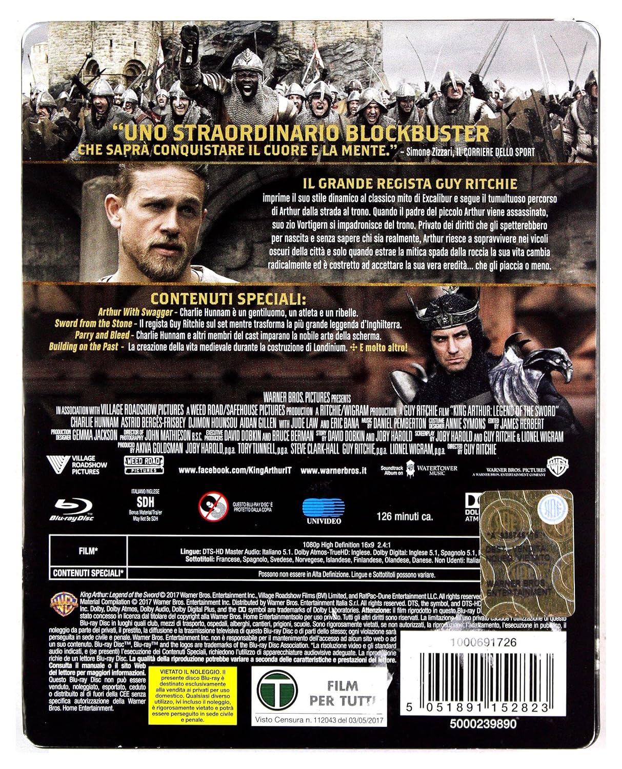 King Arthur: Legend of the Sword  (English audio
