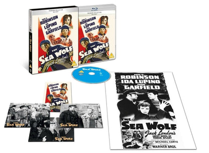 THE SEA WOLF Blu Ray. Premium Collection with artcards and poster.
