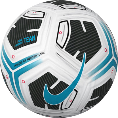 Nike FZ7540-102 NK ACADEMY - TEAM - FA24 Recreational soccer ball Unisex WHITE/BLACK/LT BLUE FURY Size 4