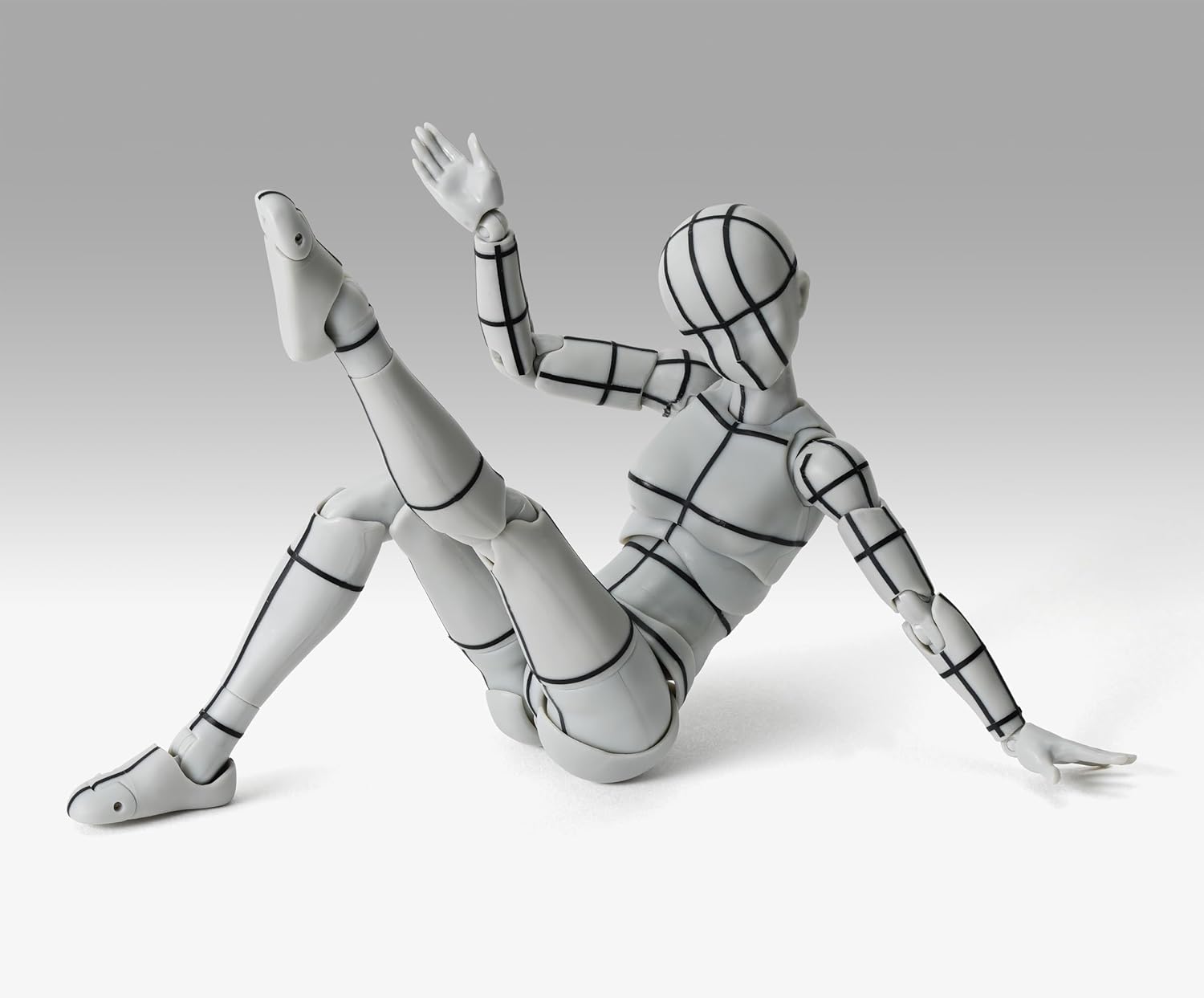 TAMASHII NATIONS - Body-Kun/Body-Chan - Body Chan -Sports- Edition-Wire Frame- (Gray Color ver.), Bandai Spirits S.H.Figuarts Action Figure