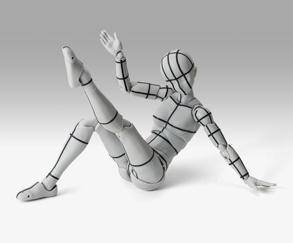 TAMASHII NATIONS - Body-Kun/Body-Chan - Body Chan -Sports- Edition-Wire Frame- (Gray Color ver.), Bandai Spirits S.H.Figuarts Action Figure