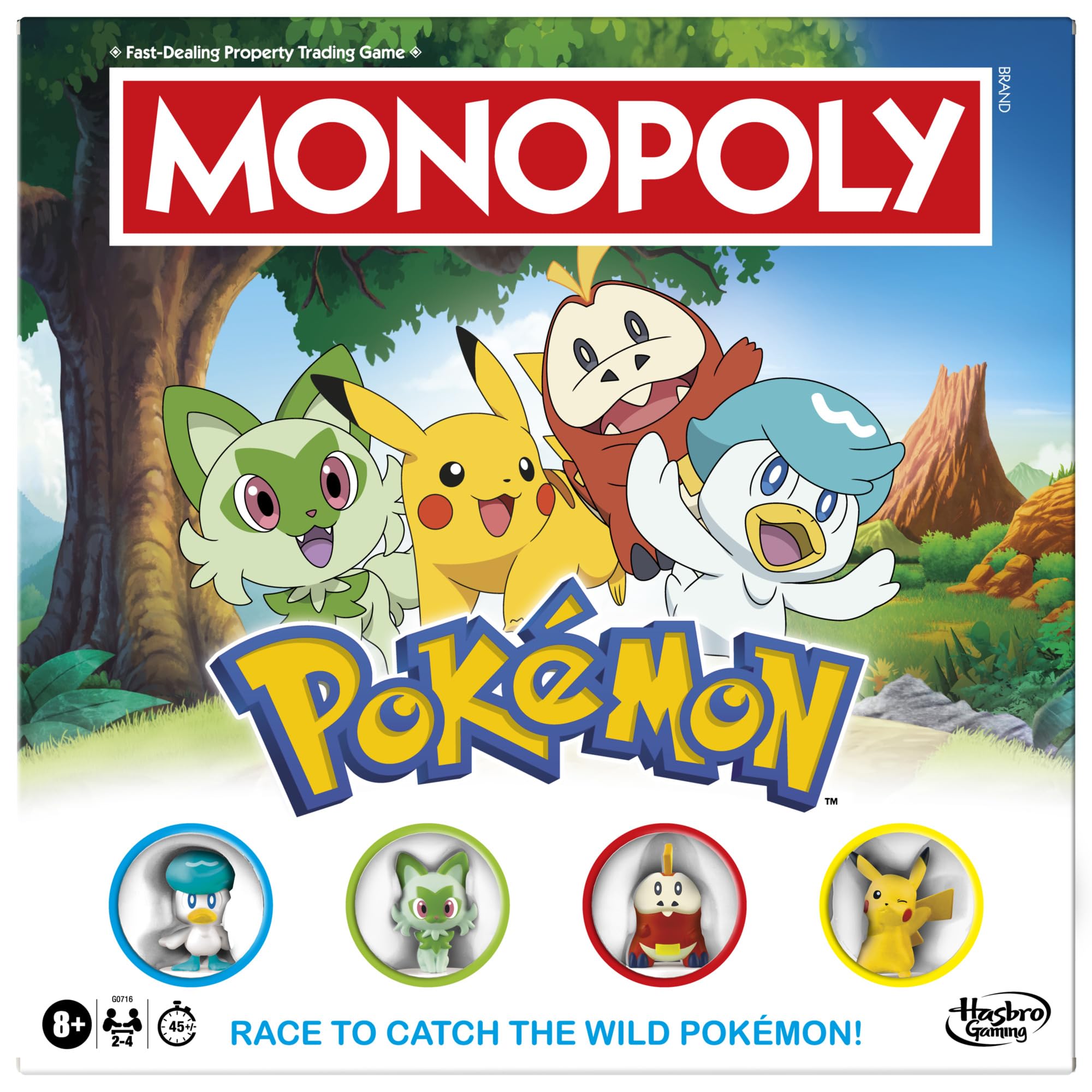 Monopoly Pokémon Edition Board Game - English Version