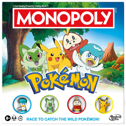 Monopoly Pokémon Edition Board Game - English Version