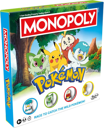 Monopoly Pokémon Edition Board Game - English Version