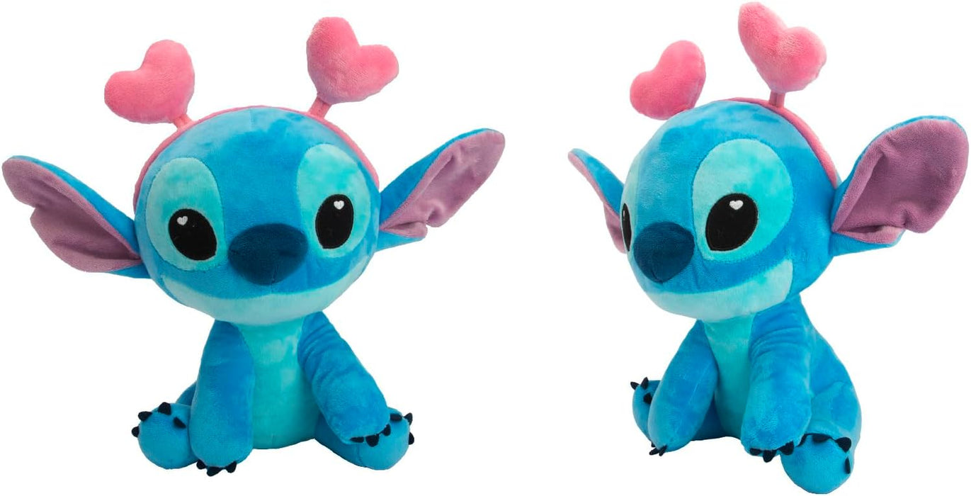 Simba Peluche Stitch Love Corazones 25 cm .Licencia Disney 100% Original, Apto para Todas Las Edades (6315870193