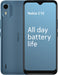 Nokia C12 6.3” HD+ Dual SIM Smartphone, Android 12 (Go edition), Octa-core 2GB RAM/64GB ROM, 8MP Rear /5MP Front Cameras, Night & Portrait modes, IP52 Rating, 3000mAh Battery - Cyan
