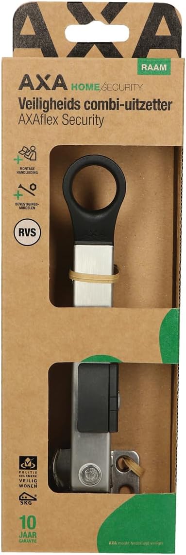 Axa Veiligheids Combi-Raamuitzetter - Rvs/Zwart - Skg