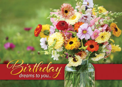 WARNER PRESS EVERYDAY FLORAL WISHES - BIRTHDAY - KJV Scripture